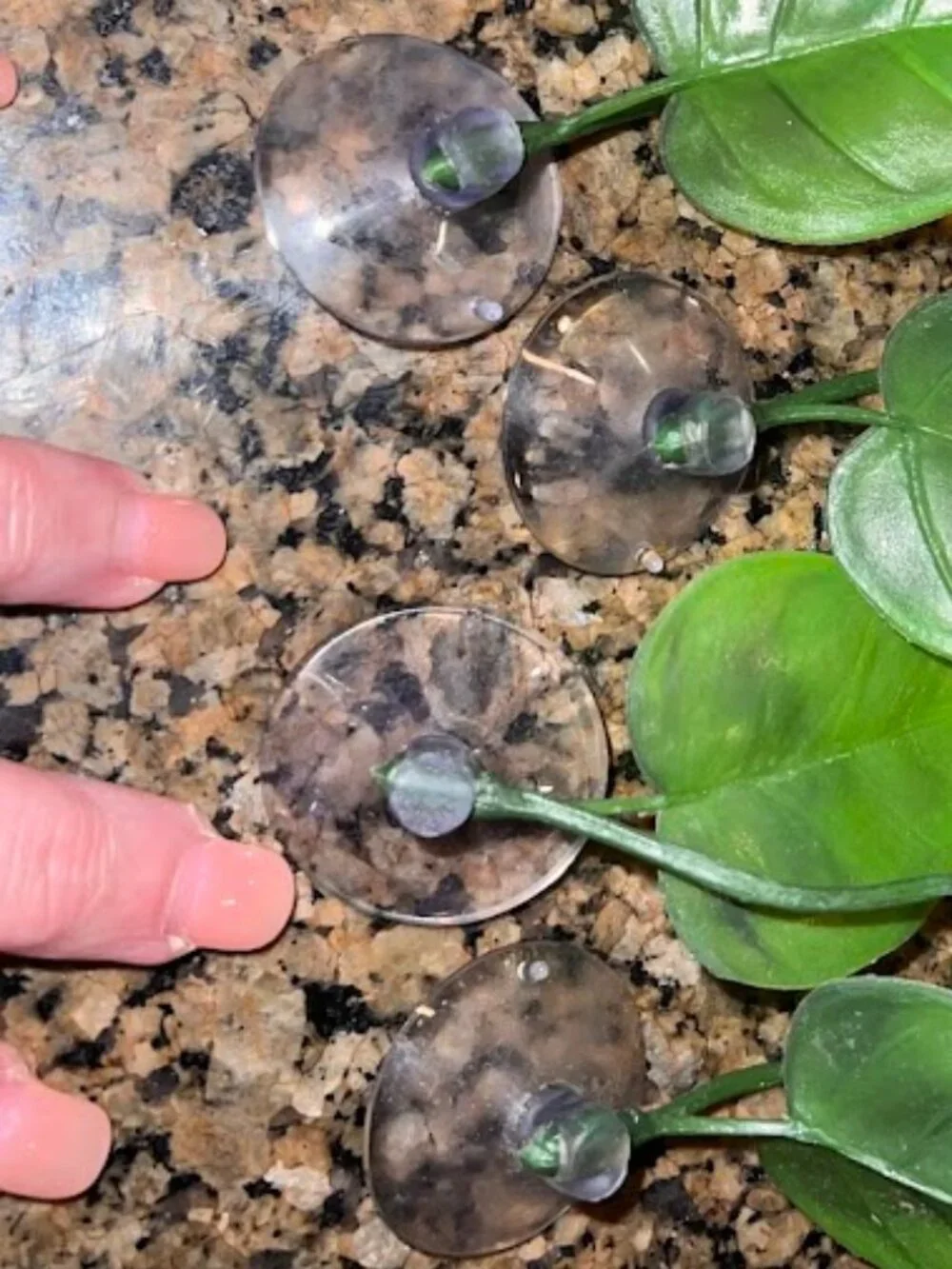 Set of Fish Aquarium Decoration. Total of 18 fake foliage items.